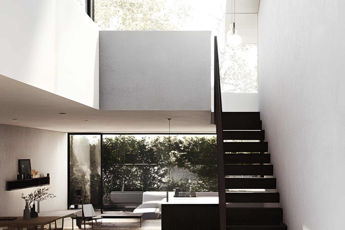 Proyecto arquitectónico en Barcelona de Estudio Maro, combinando diseño minimalista y funcionalidad en una vivienda unifamiliar.